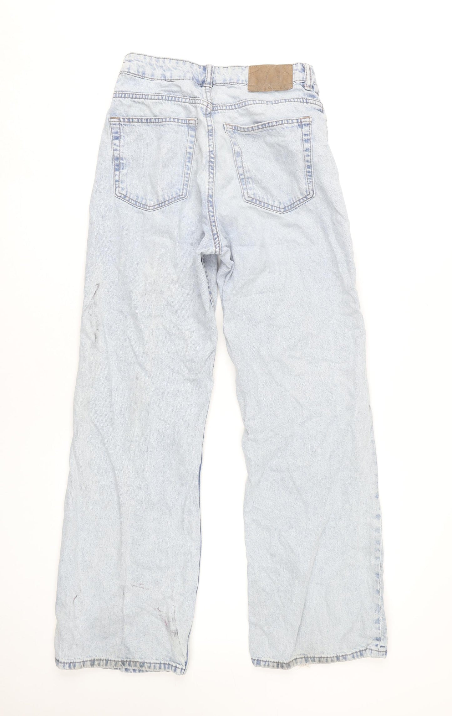 H&M Women’s Blue Wide-Leg Jeans Size 10