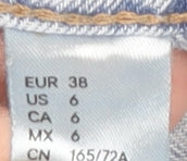 H&M Women’s Blue Wide-Leg Jeans Size 10