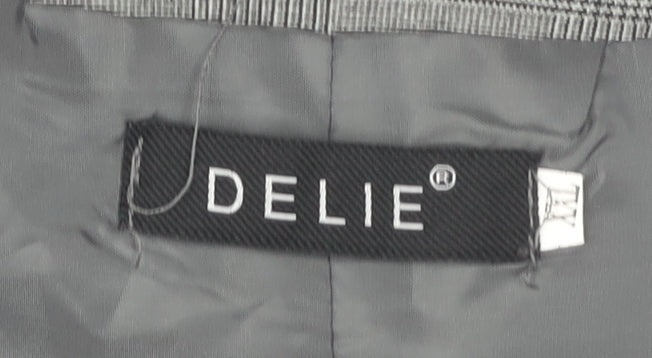 DELIE Men's Grey Suit Waistcoat Size 2XL
