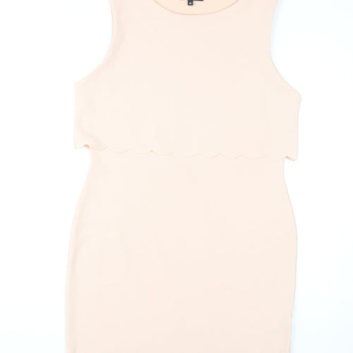 New Look Women's Beige Shift Dress Size 18
