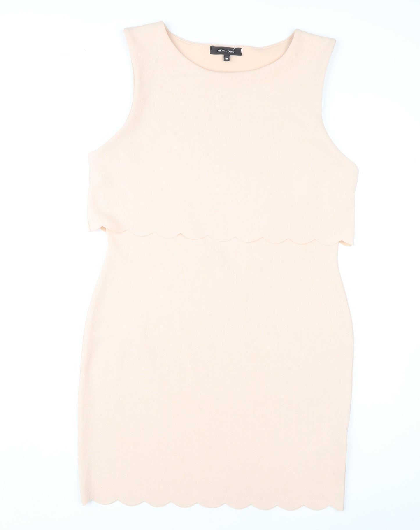New Look Women's Beige Shift Dress Size 18