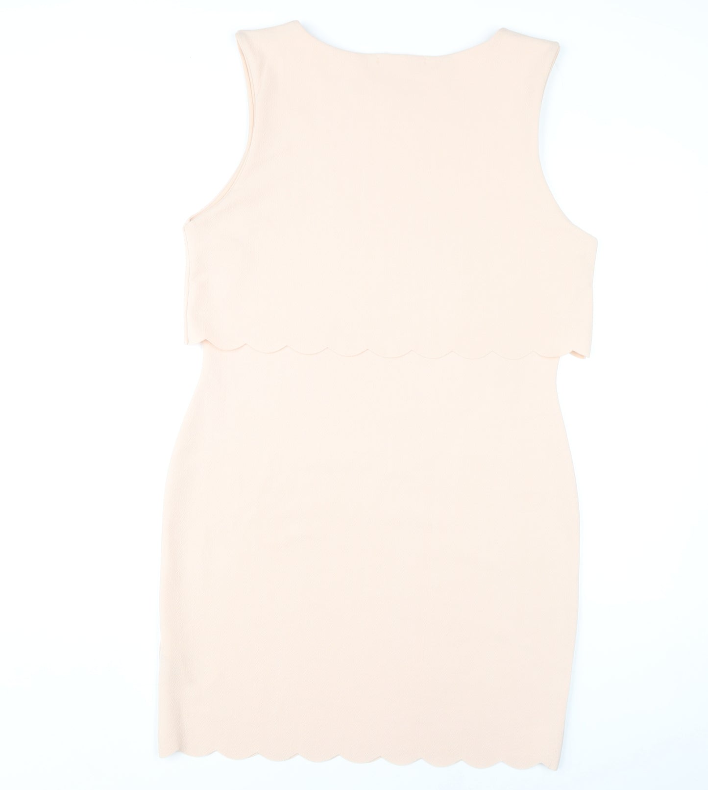 New Look Women's Beige Shift Dress Size 18