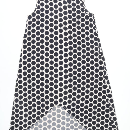 Collection London Women's Black Polka Dot Shift Dress