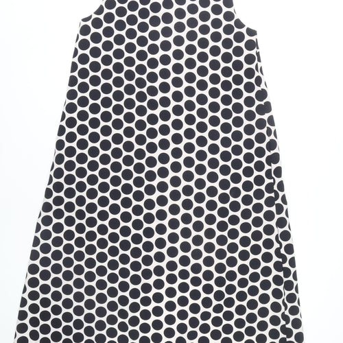 Collection London Women's Black Polka Dot Shift Dress