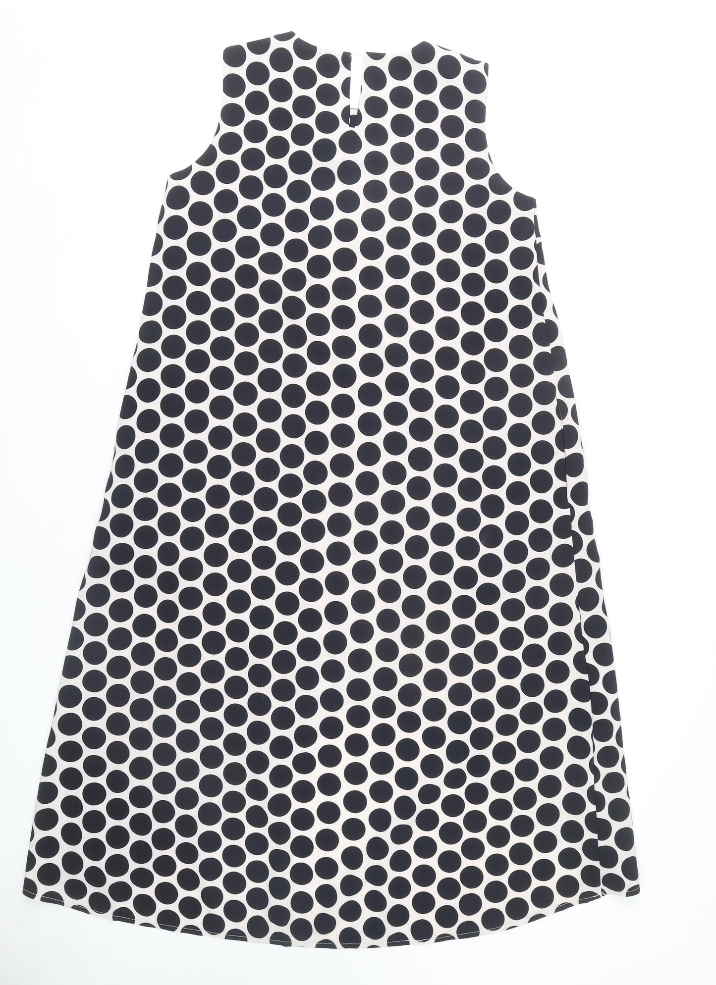 Collection London Women's Black Polka Dot Shift Dress