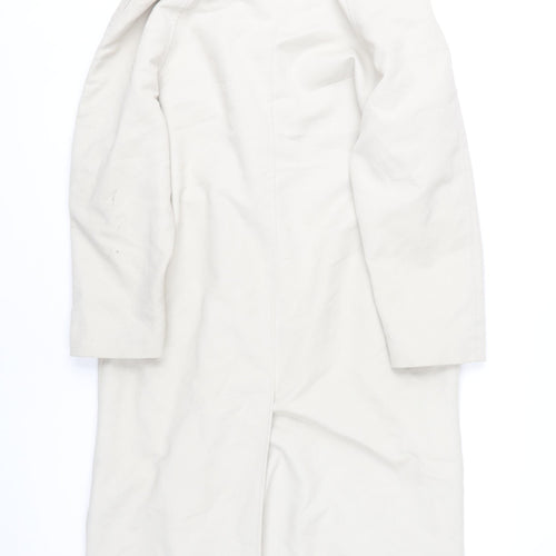 BHS Ivory Women's Overcoat Size 10 - Business Casual