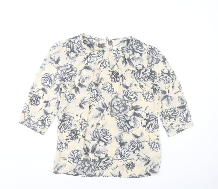 Next Women's Multicoloured Floral Blouse Size 6