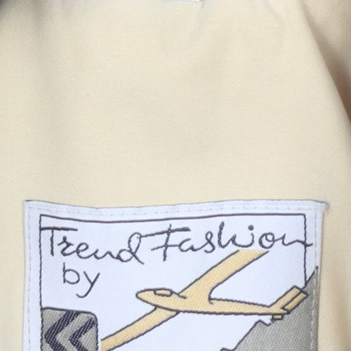 Trend Fashion Women's Beige Overcoat Size 14