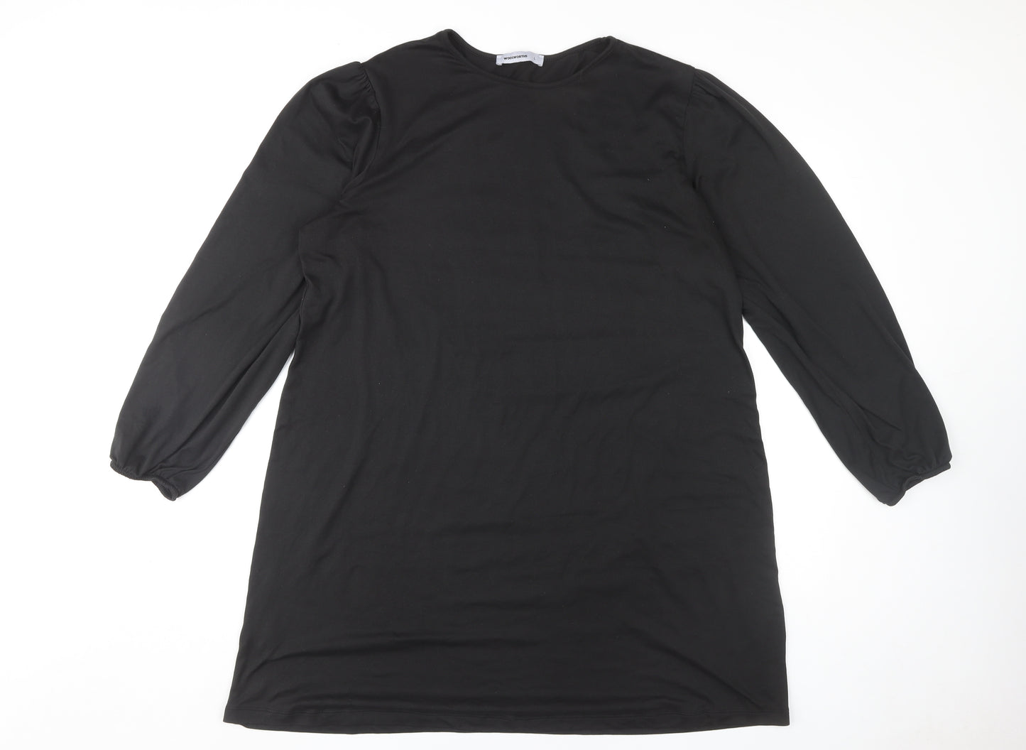 Woolworths Women's Black Shift Dress L