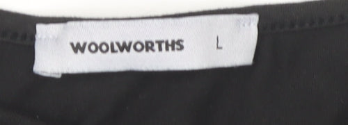 Woolworths Women's Black Shift Dress L
