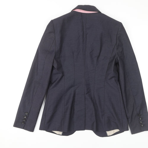 Next Women's Black Blazer Size 10 Slim Fit Jacket