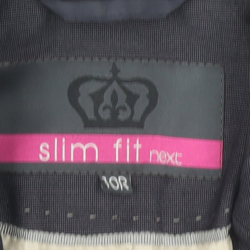 Next Women's Black Blazer Size 10 Slim Fit Jacket