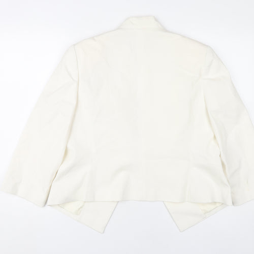Marks and Spencer Ivory Women's Blazer, Size 16