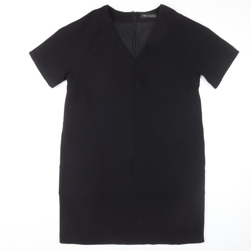 Next Women's Black Short Sleeve Shift Dress Size 16