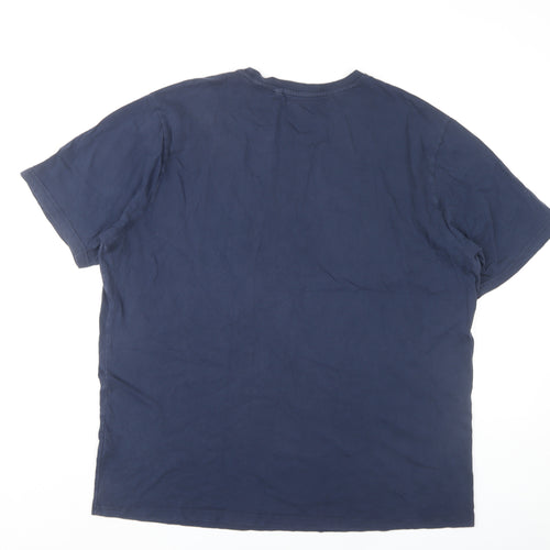 Atlantic Bay Men's Blue Graphic Print XL T-Shirt