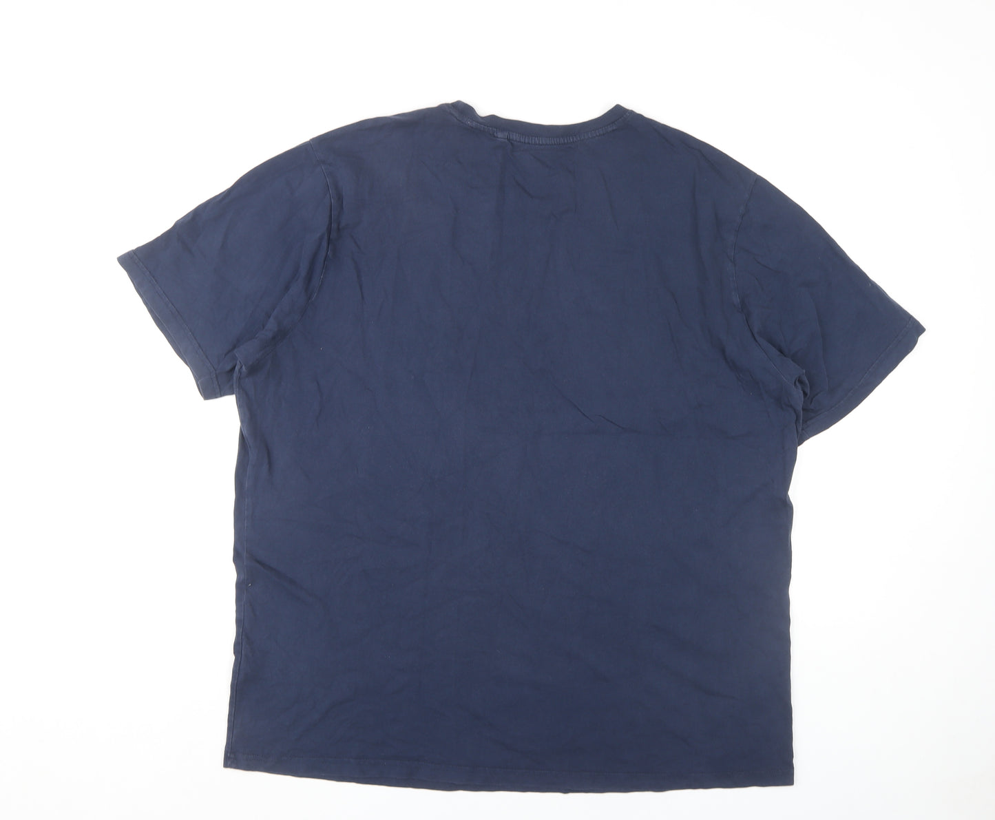 Atlantic Bay Men's Blue Graphic Print XL T-Shirt
