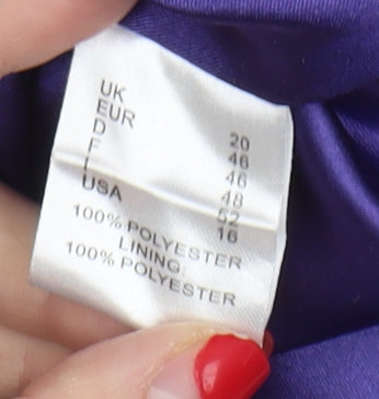 Gina Bacconi Women's Purple Size 20 Dress