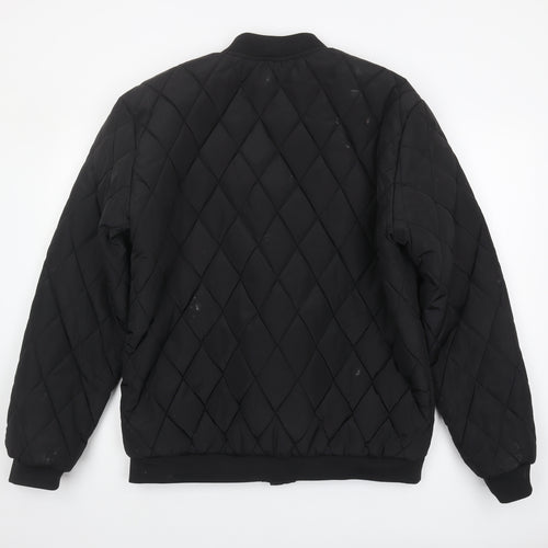 SMOG Men's Black XL Basic Quilted Jacket