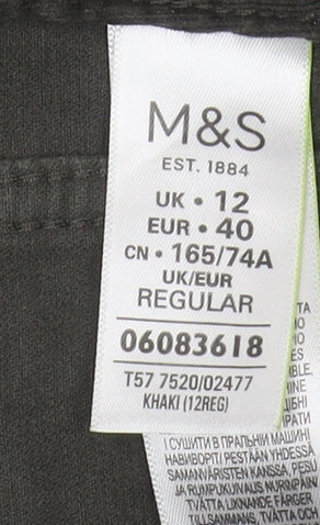 Marks and Spencer Women’s Green Trousers Size 12