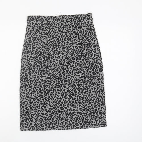 Marks and Spencer Women's Grey Pencil Skirt Size 8