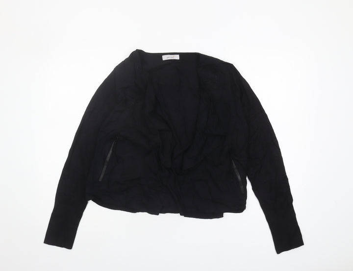 Marks and Spencer Black Women's Open Front Cardigan, Size 12