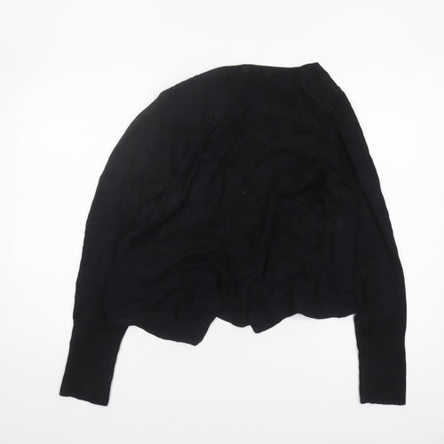Marks and Spencer Black Women's Open Front Cardigan, Size 12
