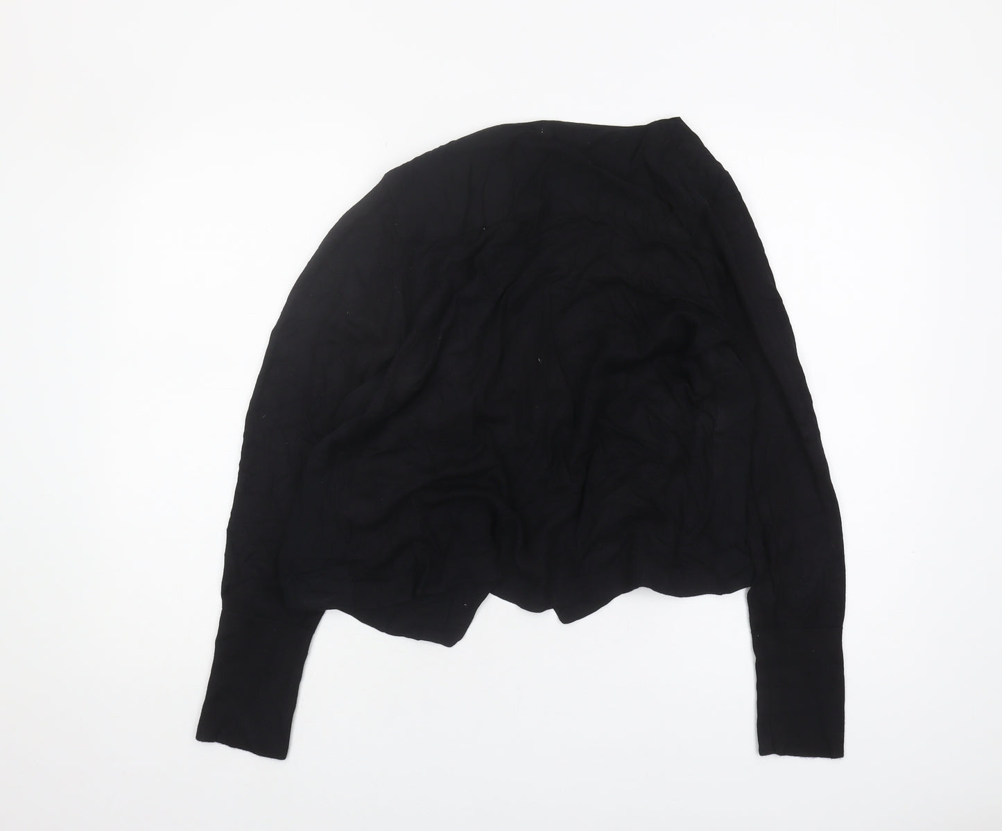 Marks and Spencer Black Women's Open Front Cardigan, Size 12