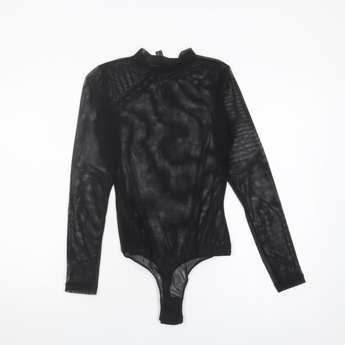 Ann Summers Women's Black Mesh Bodysuit, Size S, Party Wear