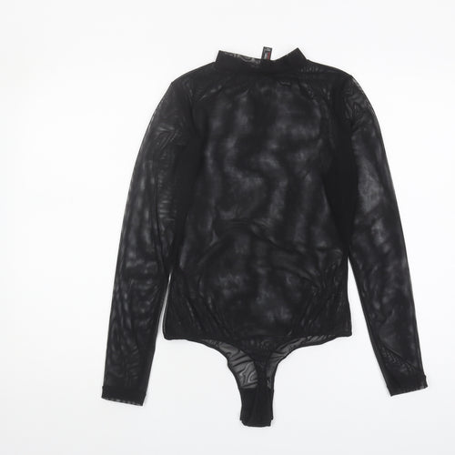 Ann Summers Women's Black Mesh Bodysuit, Size S, Party Wear