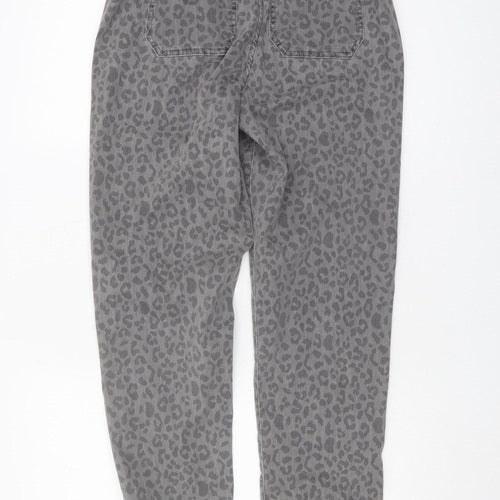 Marks and Spencer Women's Grey Animal Print Trousers