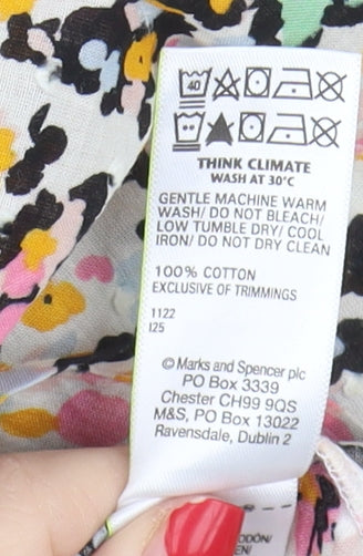Marks and Spencer Women's Multicoloured Floral Dress, Size 10