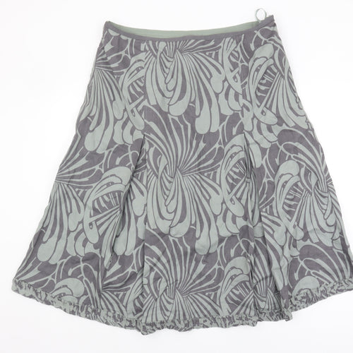 Per Una Women's Grey A-Line Skirt Size 16