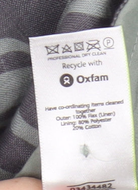 Per Una Women's Grey A-Line Skirt Size 16