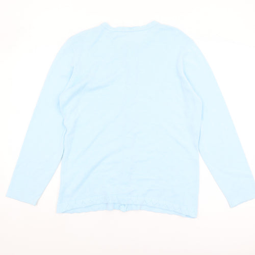 Berketex Women's Blue Cardigan, Size 16, Button Accents