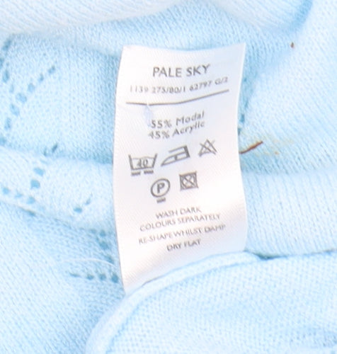Berketex Women's Blue Cardigan, Size 16, Button Accents