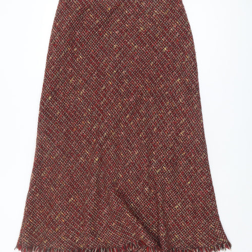 Marks and Spencer Women's Geometric Tweed Skirt, Size 16