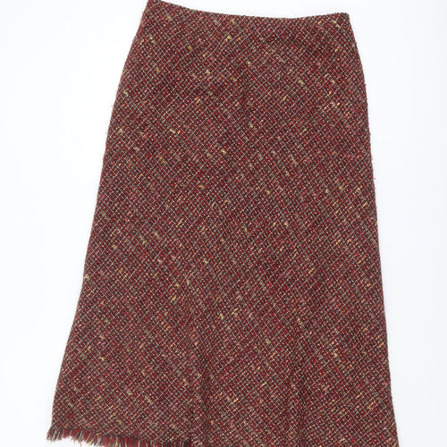 Marks and Spencer Women's Geometric Tweed Skirt, Size 16