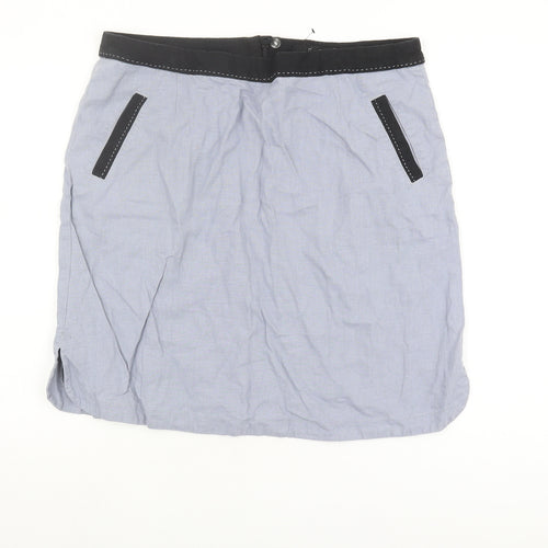 Next Women's Grey Pocketed Skirt Size 16