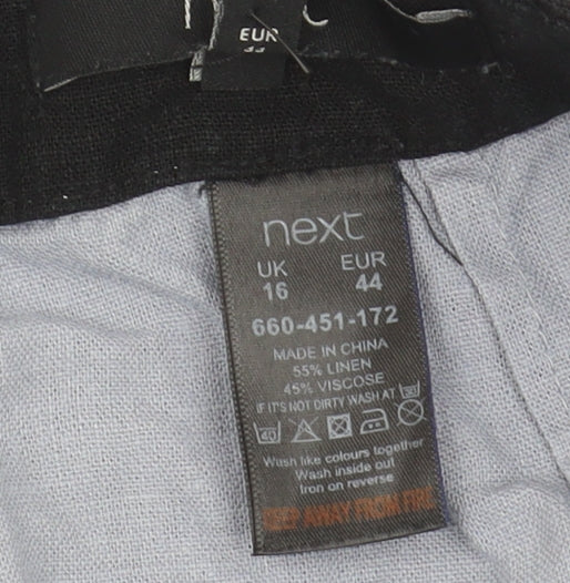 Next Women's Grey Pocketed Skirt Size 16