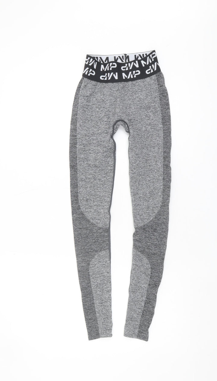 MP Women's Grey Compression Leggings 2XS