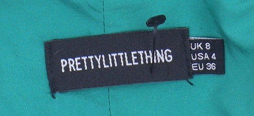 PrettyLittleThing Women's Multicoloured A-Line Dress Size 8