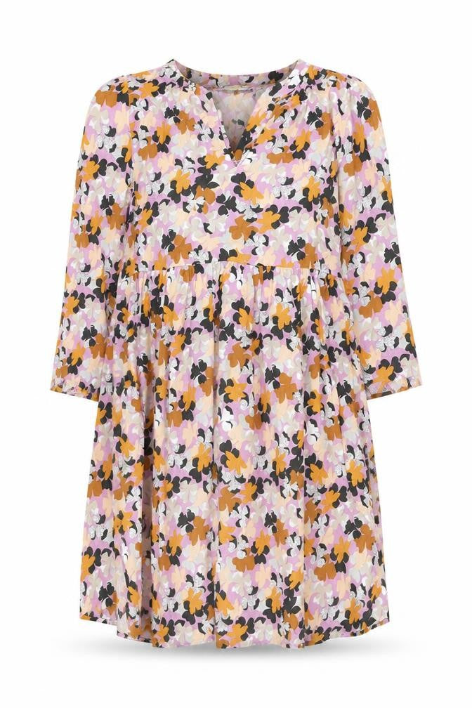 Front view of Marks & Spencer Petite Floral Dress, size 10, Multicoloured