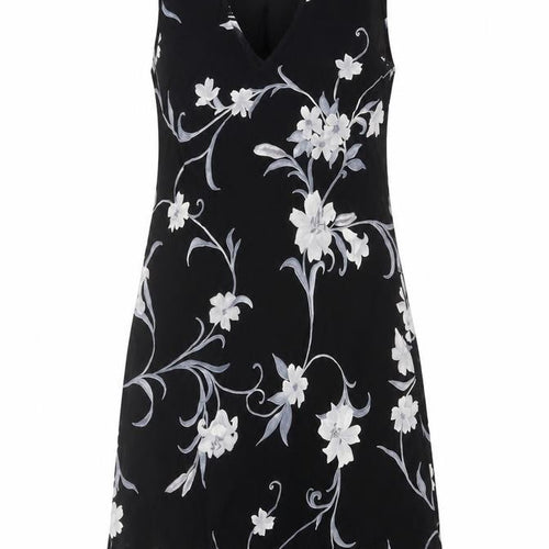 Dorothy Perkins Women's Black Floral Dress Size 10