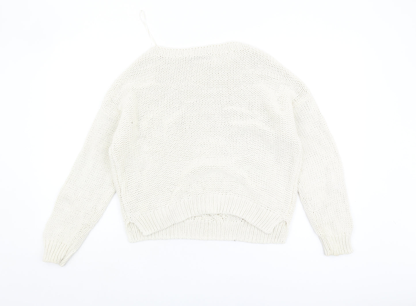 Marks and Spencer Women's Ivory Pullover Jumper Size 14