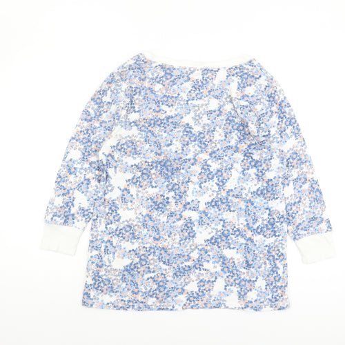 Marks and Spencer Women's Floral Henley Blouse 12