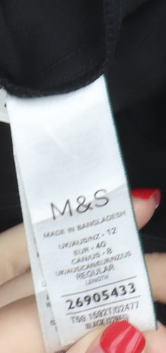 Marks and Spencer Women's Black Trousers Size 12