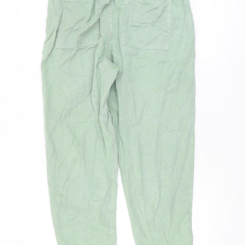 Zara Women’s Green Relaxed Trousers L