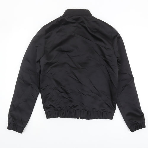 H&M Women's Black XS Bomber Jacket - Classic Style