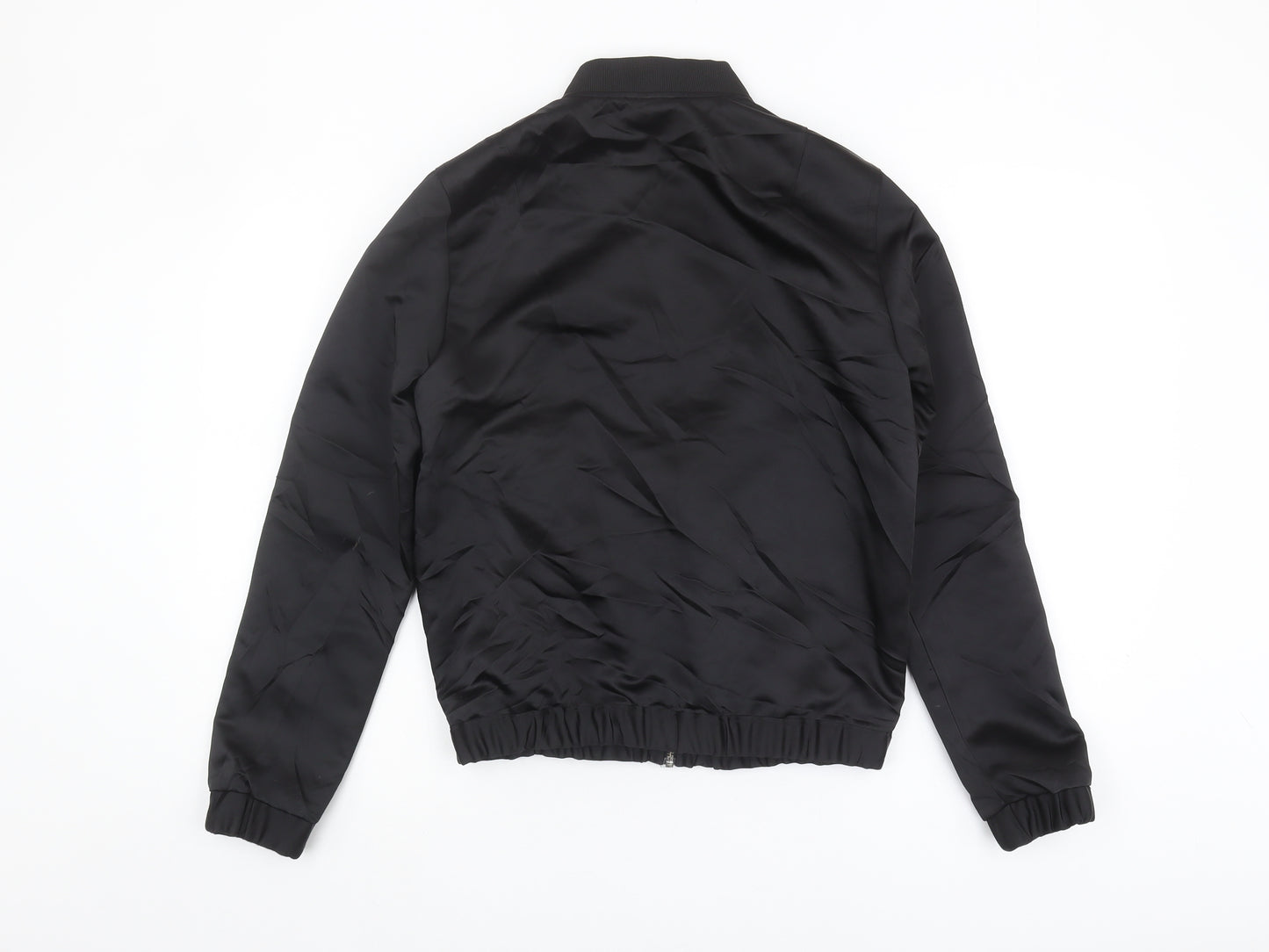 H&M Women's Black XS Bomber Jacket - Classic Style