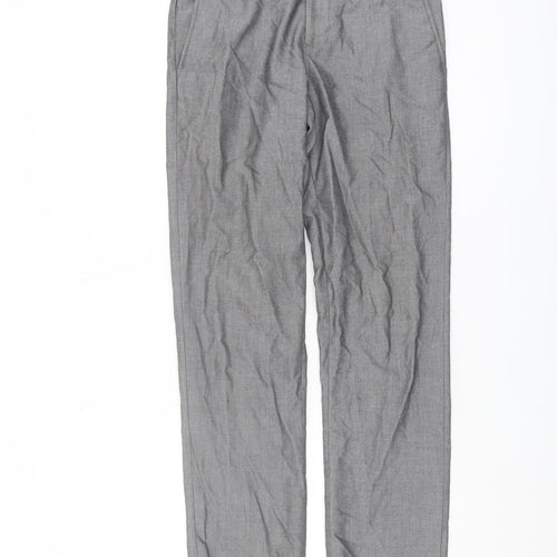 Next Men's Grey Regular Fit Trousers 28